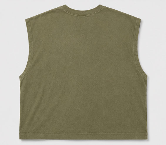 Embroidered Calm Down I Could Pull Your Mother Cropped Tank Top