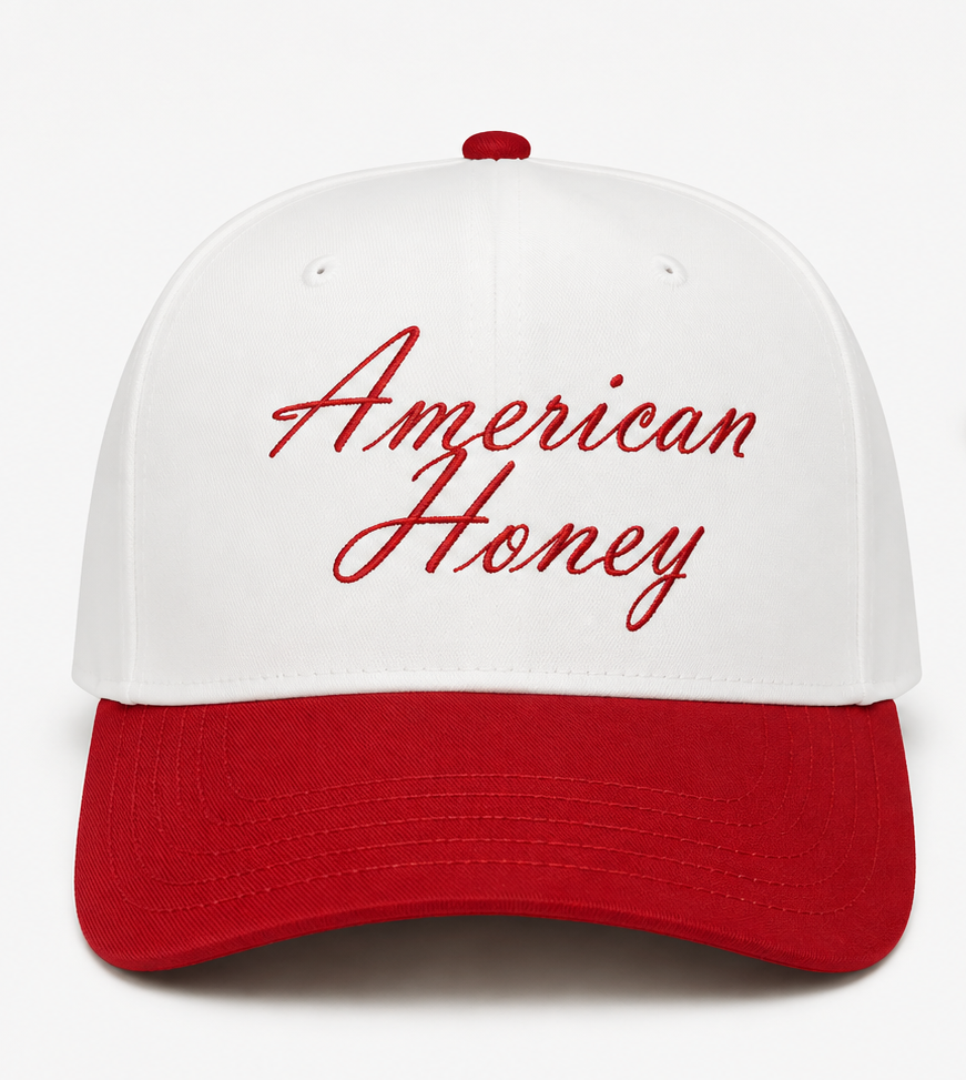 Embroidered American Honey Baseball Cap