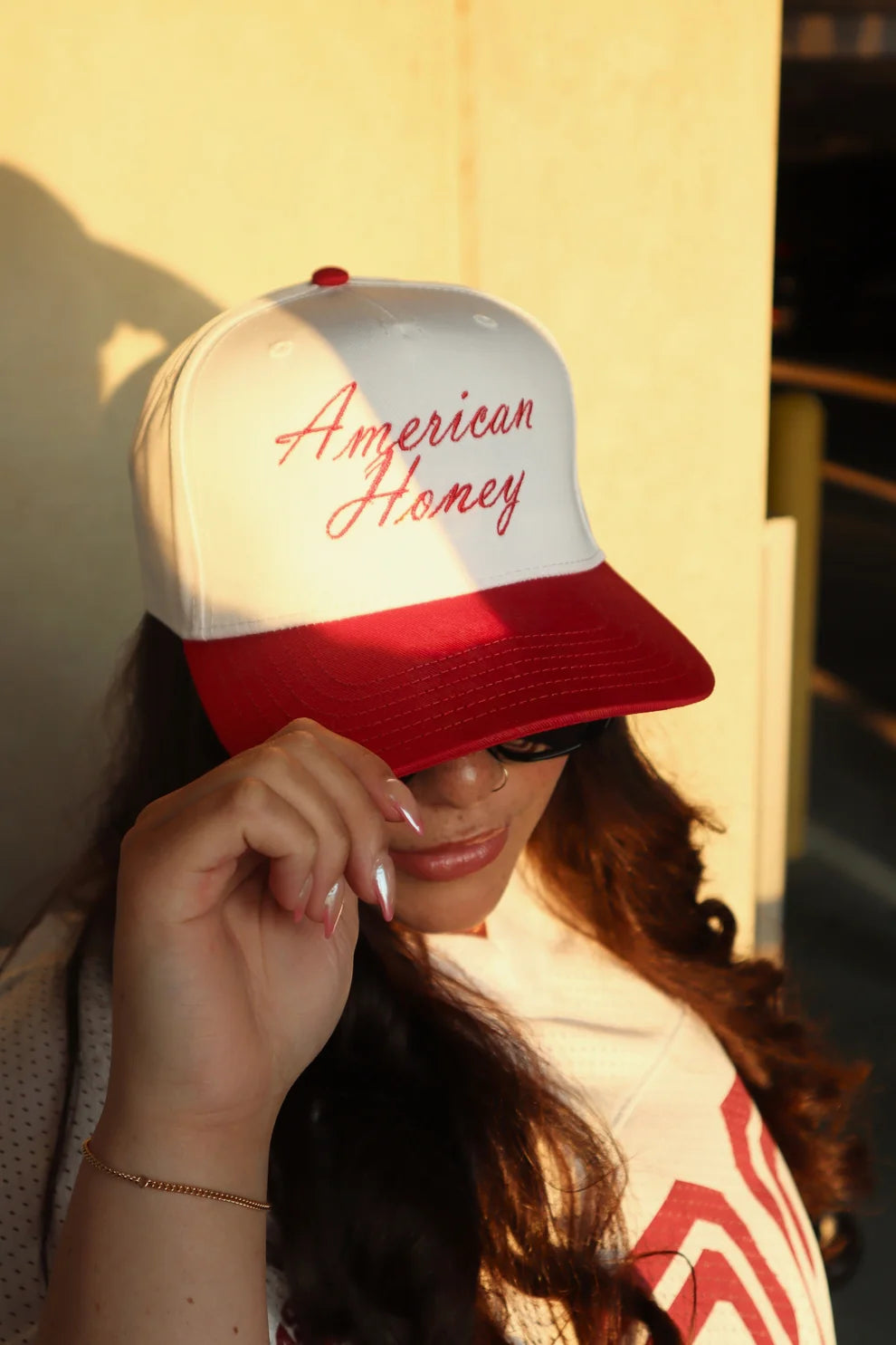 Embroidered American Honey Baseball Cap