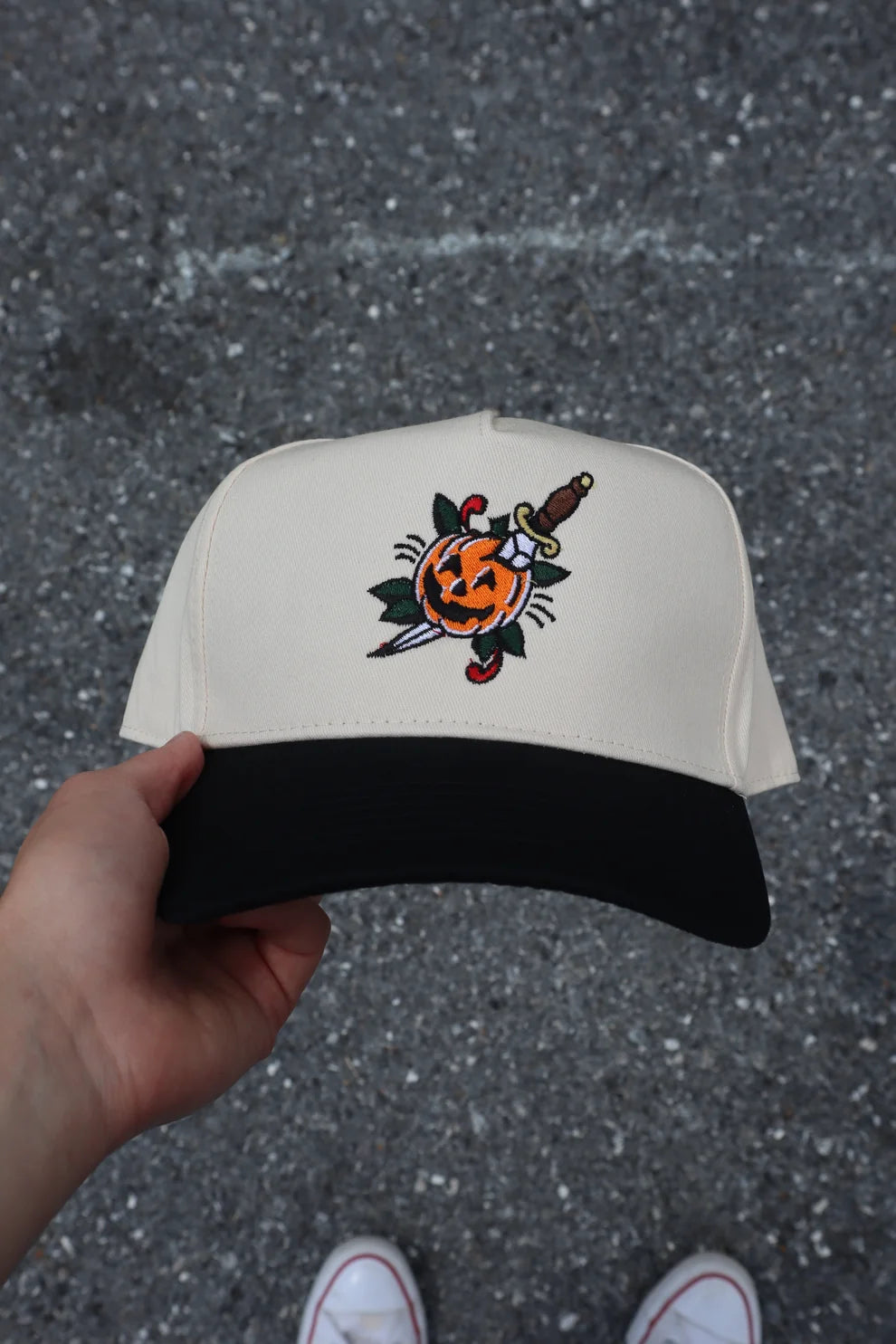 Embroidered American Traditional Pumpkins Baseball Cap
