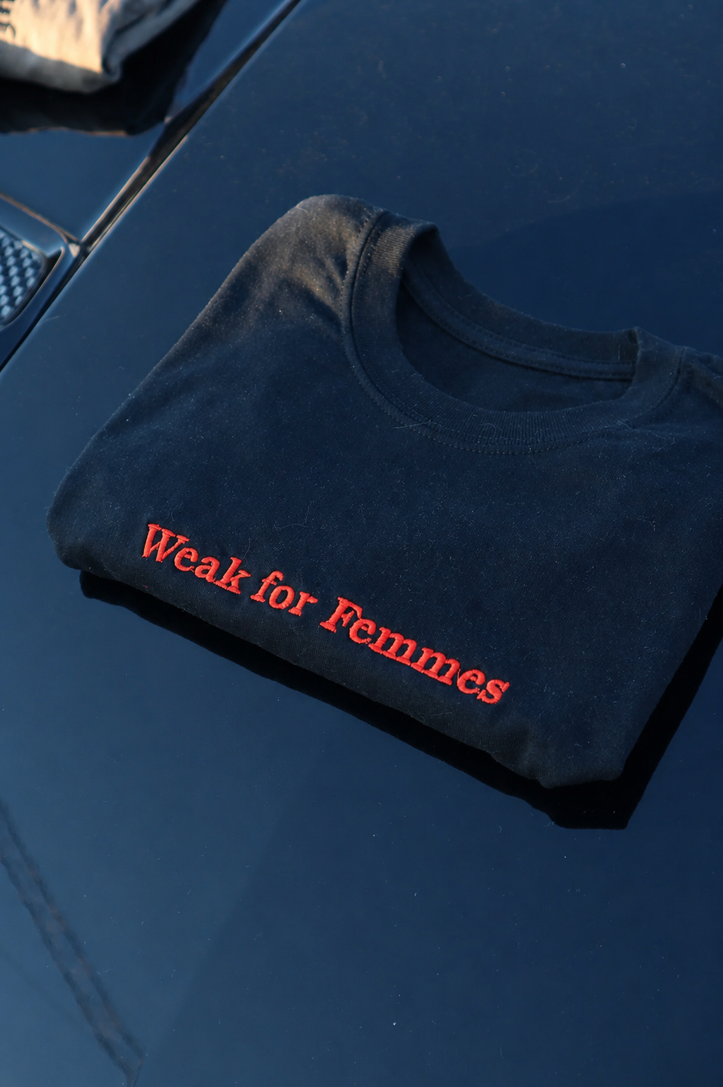 Embroidered Weak For Femmes T-Shirt