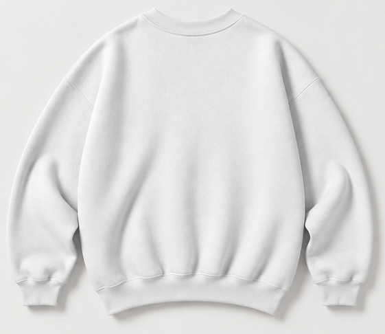 Embroidered Christmas Snowman Face Crewneck or Hoodie