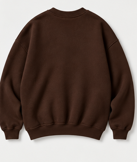 Embroidered Christmas Reindeer Face Crewneck or Hoodie