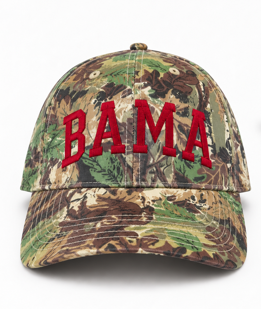 Embroidered Bama Baseball Cap