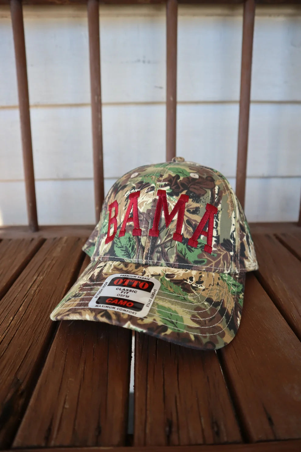 Embroidered Bama Baseball Cap