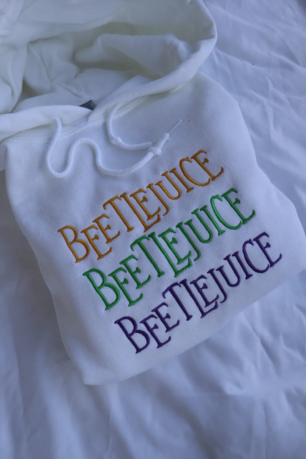 Embroidered Halloween Beetle, Beetle, Beetle Crewneck or Hoodie