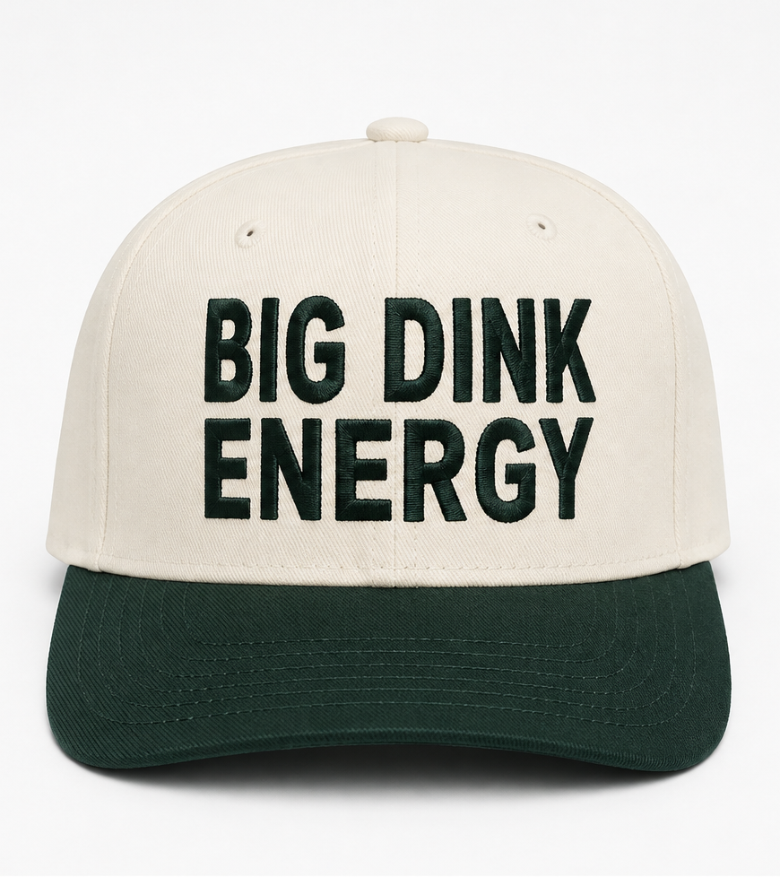 Embroidered Big Dink Energy Baseball Cap