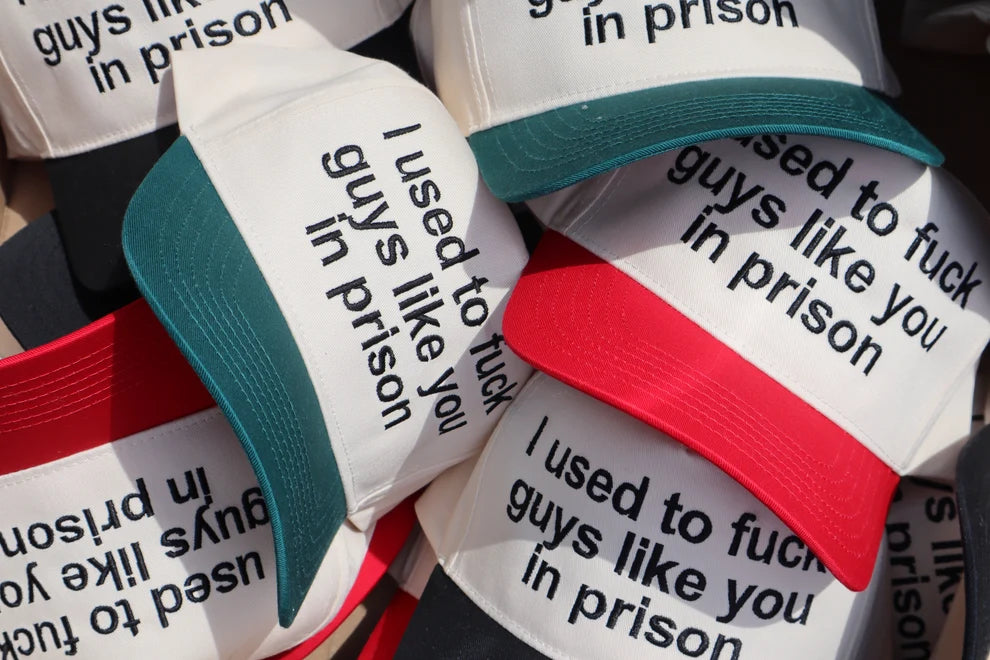 Embroidered I Used To F Guys Like You In Prison Baseball Cap