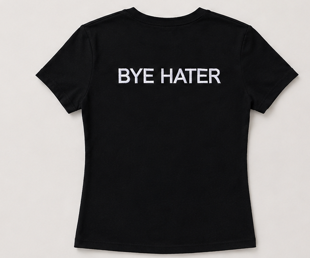 Embroidered Hi Bye Baby Tee