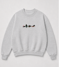 Embroidered Christmas Cats Crewneck or Hoodie