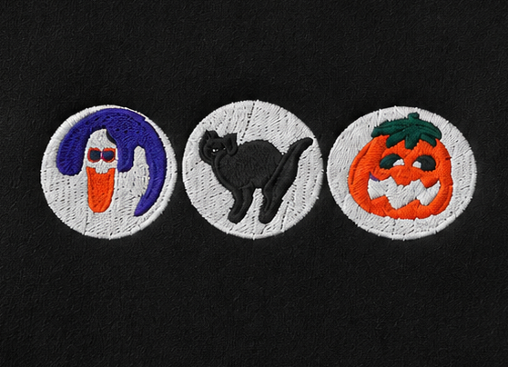Embroidered Halloween Sugar Cookies Crewneck or Hoodie