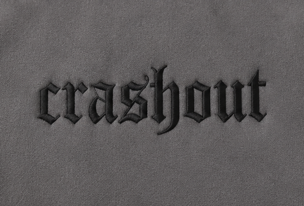 Embroidered Crashout Crewneck or Hoodie