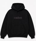 Embroidered Crashout Black Crewneck or Hoodie