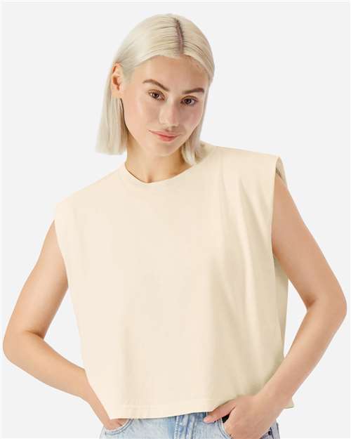 Embroidered Worlds Best Ex Boyfriend Cropped Tank Top
