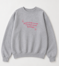 Embroidered Don't Talk To Me, I'll Hurt Your Feelings Crewneck or Hoodie