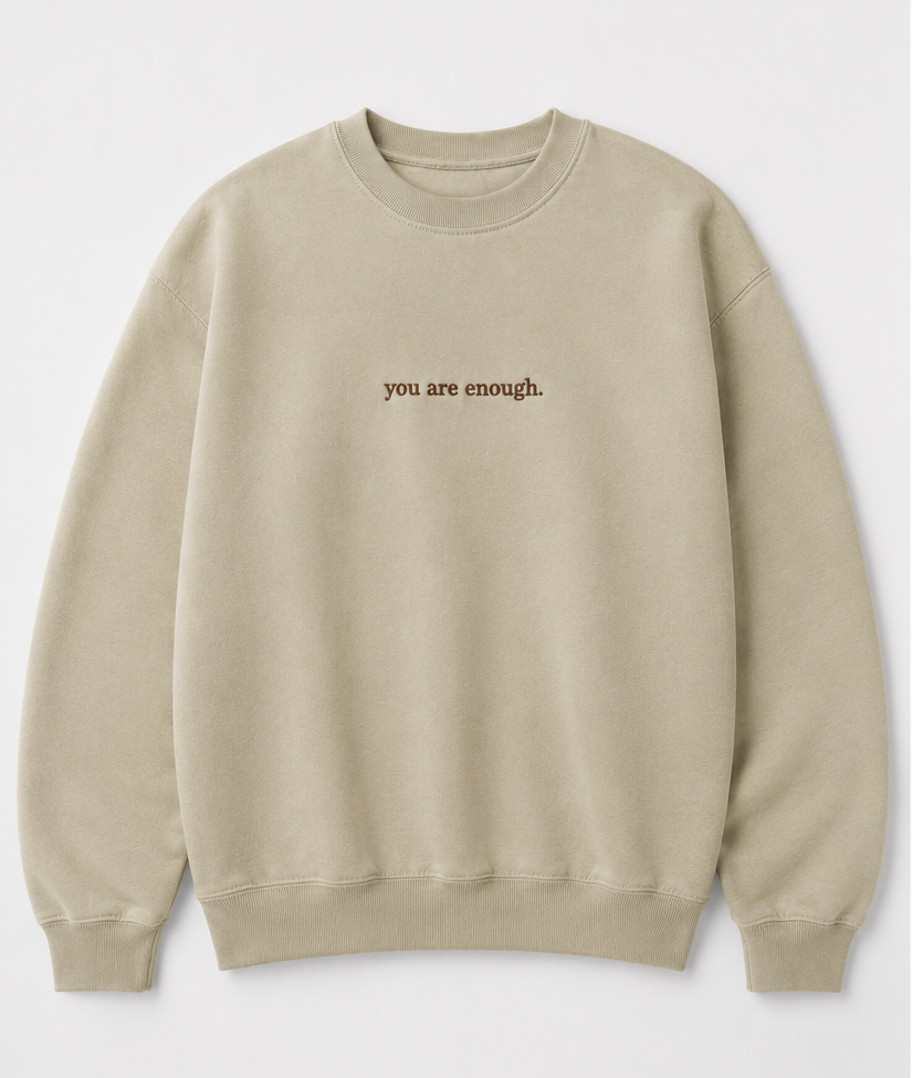 Embroidered Dear Person Behind Me Crewneck or Hoodie
