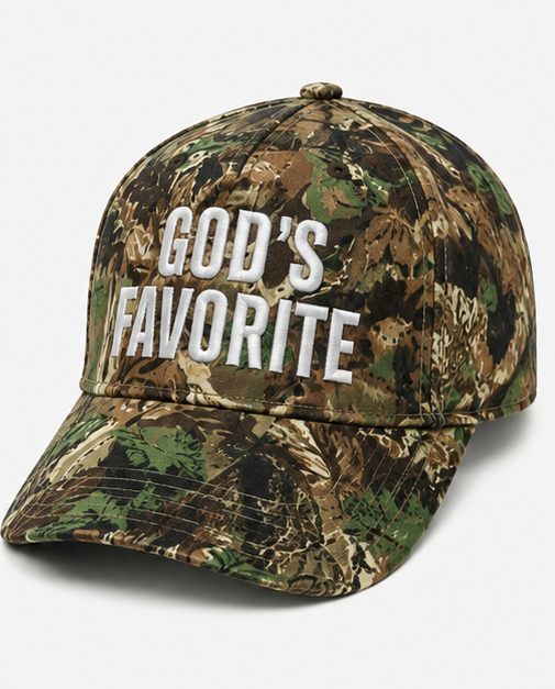 Embroidered God's Favorite Baseball Cap