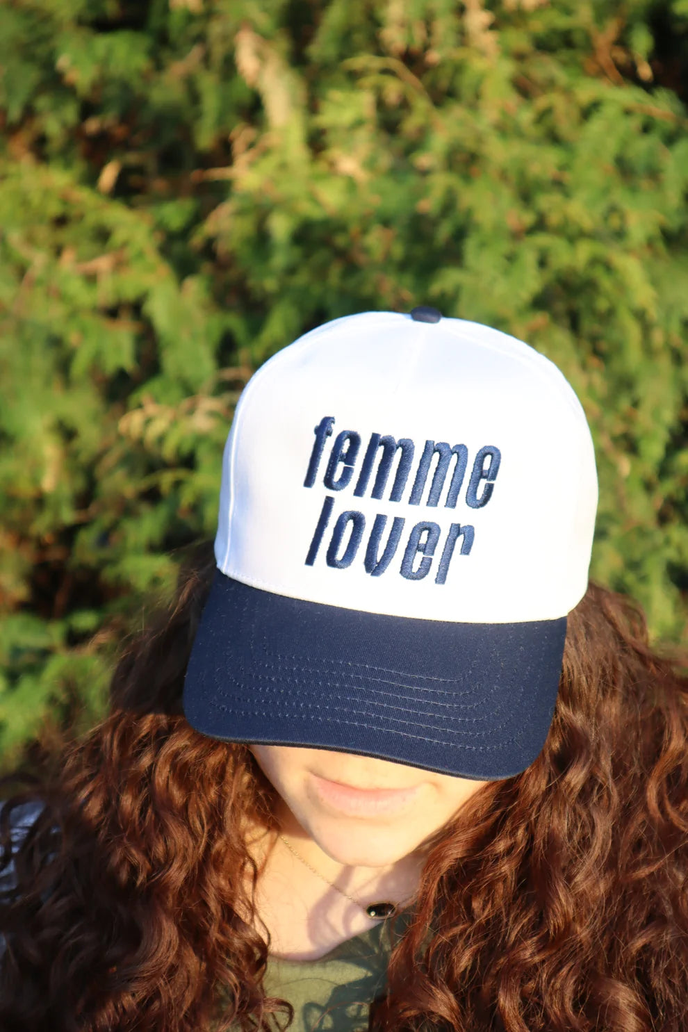 Embroidered Butch Lover, Femme Lover, Straight Girl, Masc Lover, etc Baseball Cap