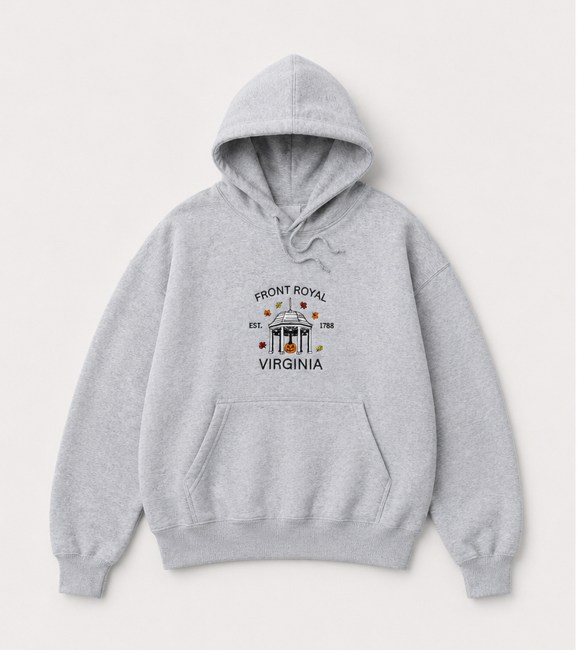 Embroidered Front Royal Halloween Gazebo Crewneck or Hoodie