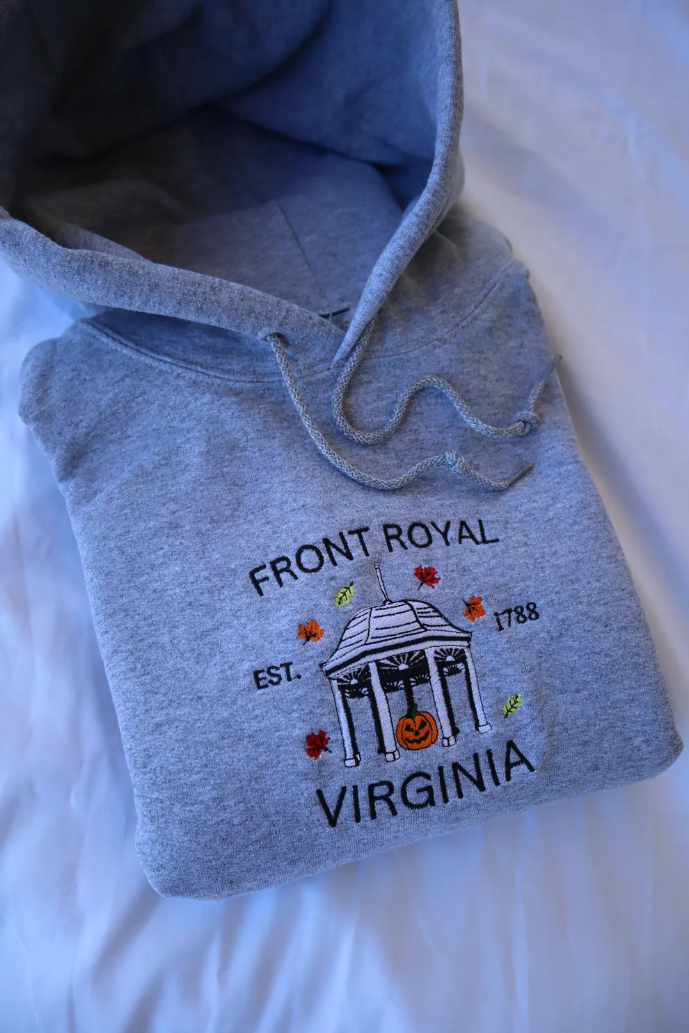 Embroidered Front Royal Halloween Gazebo Crewneck or Hoodie