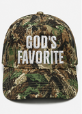 Embroidered God's Favorite Baseball Cap