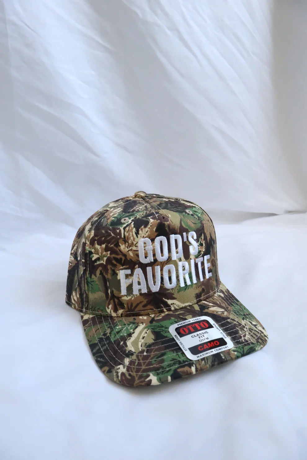 Embroidered God's Favorite Baseball Cap