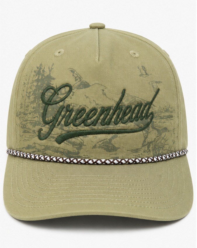 Embroidered Greenhead Hat