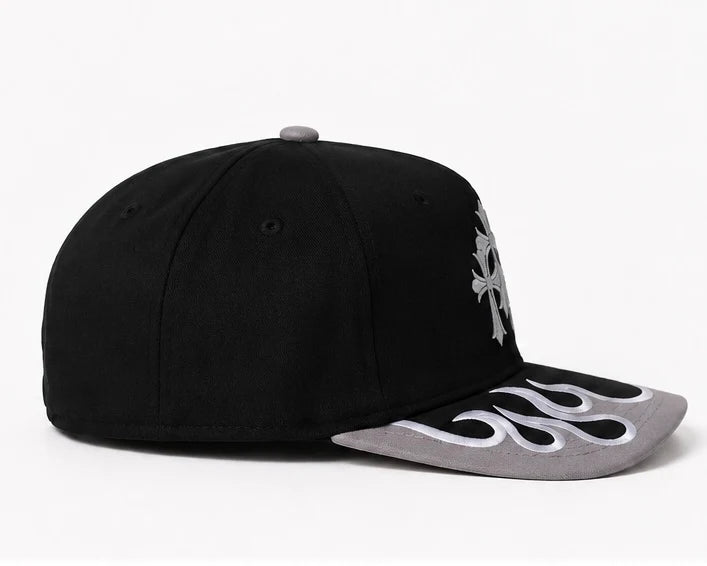 Embroidered Grunge Crosses Baseball Cap