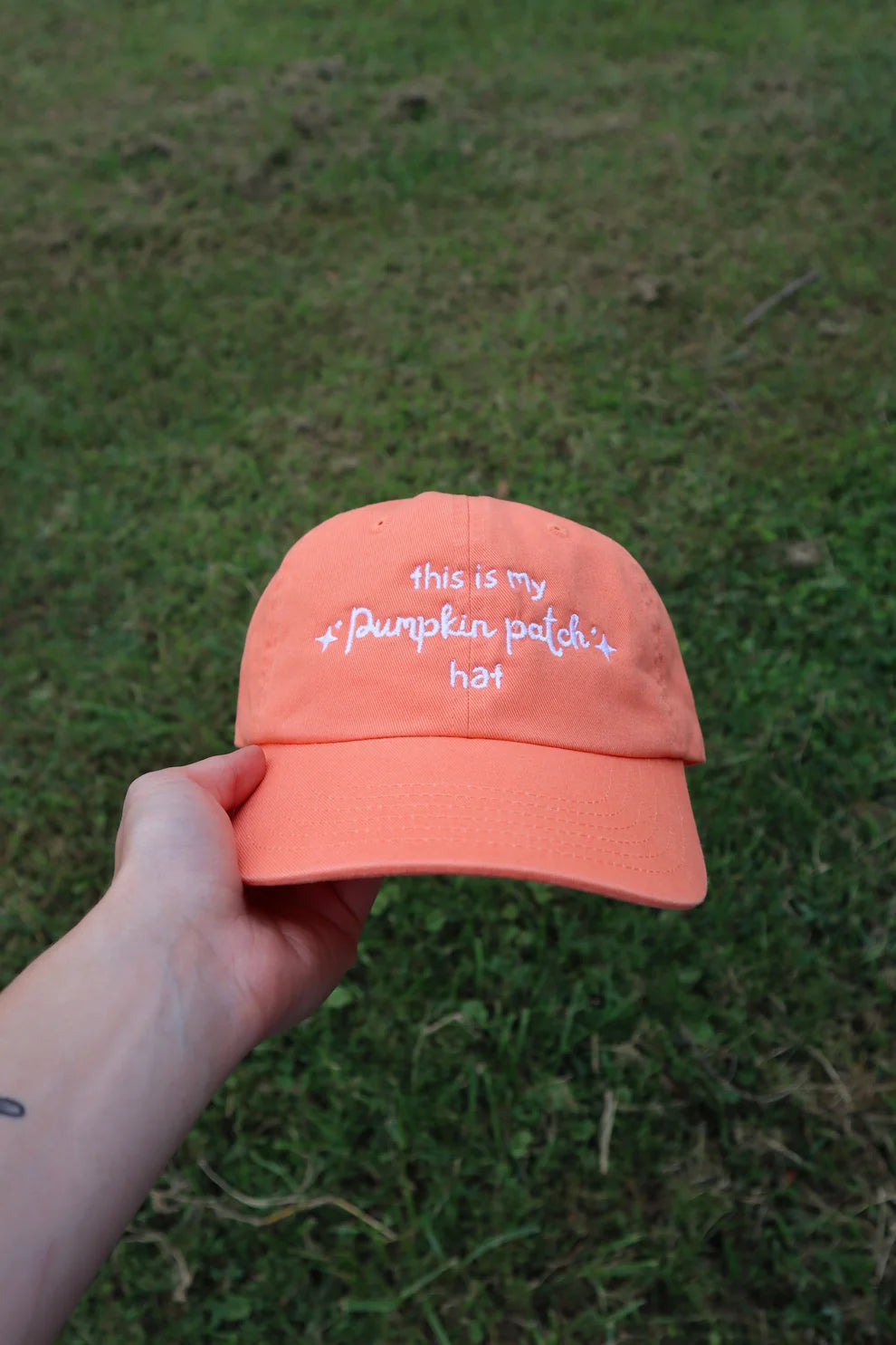 Embroidered This Is My Pumpkin Patch Hat