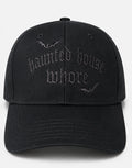 Embroidered Haunted House Who Baseball Cap