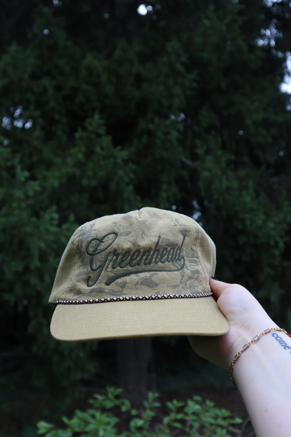 Embroidered Greenhead Hat