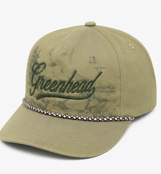 Embroidered Greenhead Hat