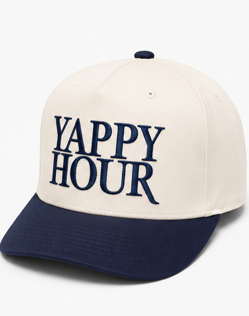 Embroidered Yappy Hour Baseball Cap