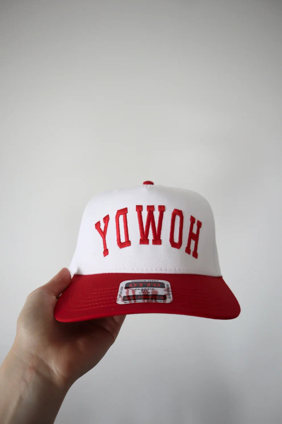 Embroidered Backwards Howdy Baseball Cap