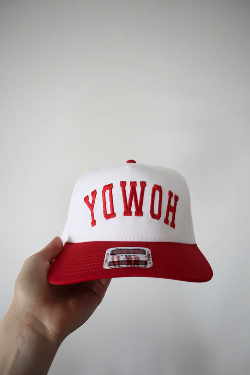 Embroidered Backwards Howdy Baseball Cap