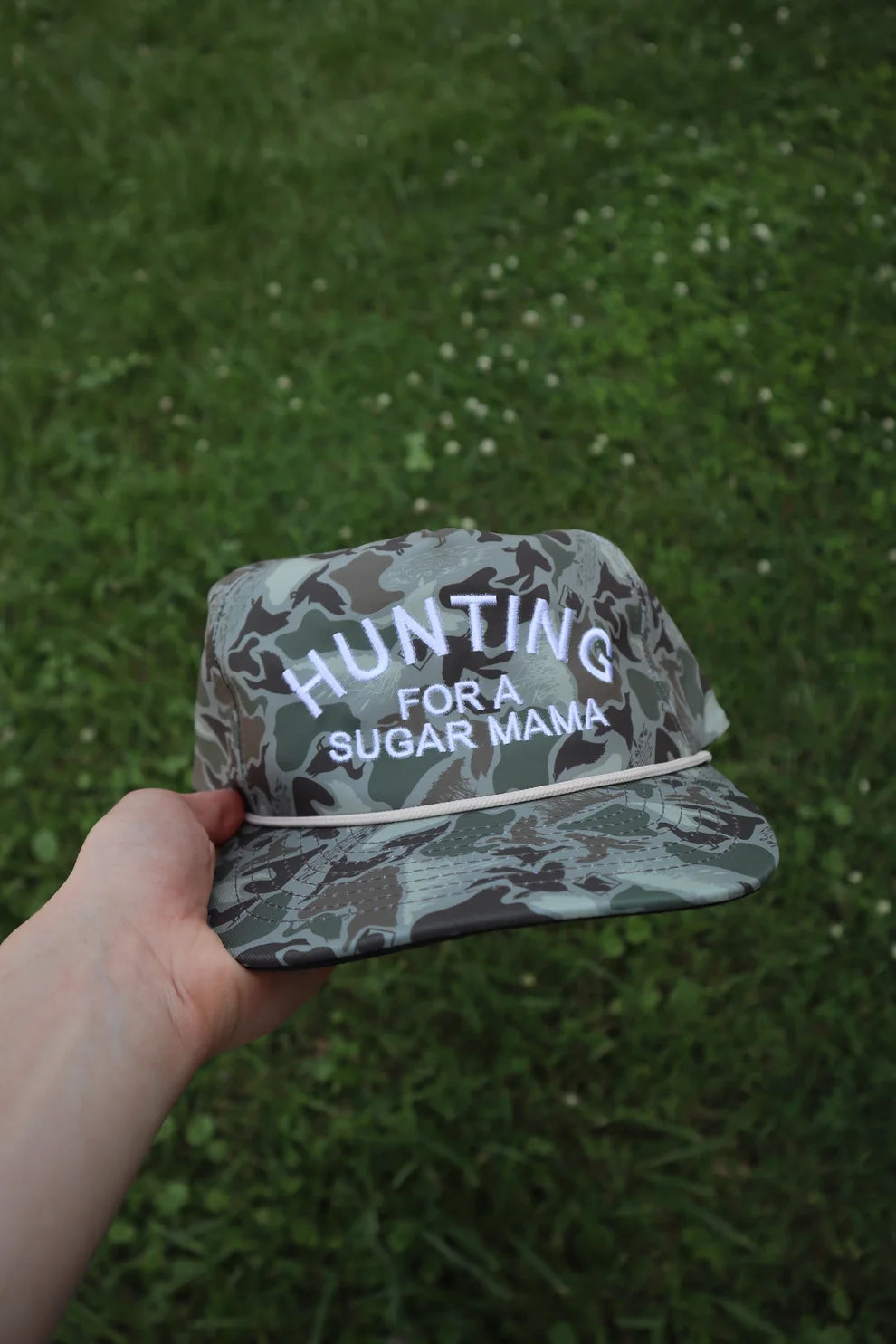 Embroidered Hunting For A Sugar Mama Hat
