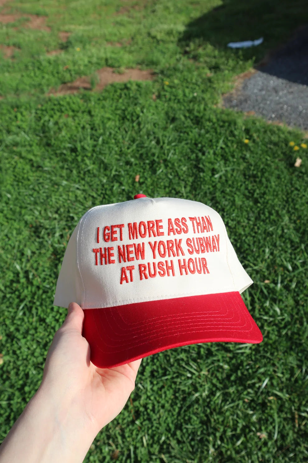 Embroidered I Get More As Than The New York Subway Baseball Cap