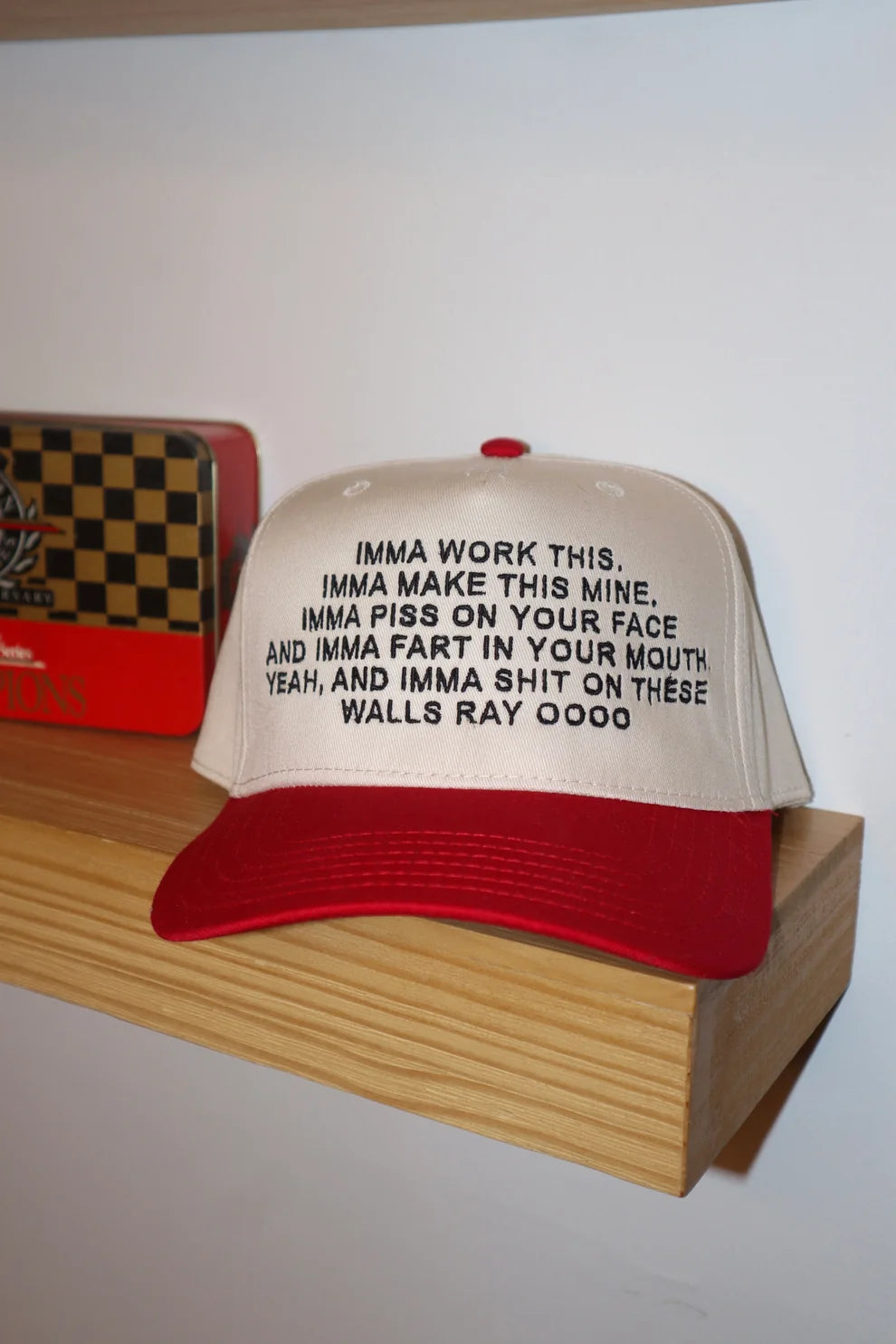 Embroidered Ima Work This Ray Baseball Cap