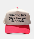 Embroidered I Used To F Guys Like You In Prison Baseball Cap
