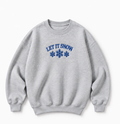 Embroidered Christmas Let It Snow Crewneck or Hoodie