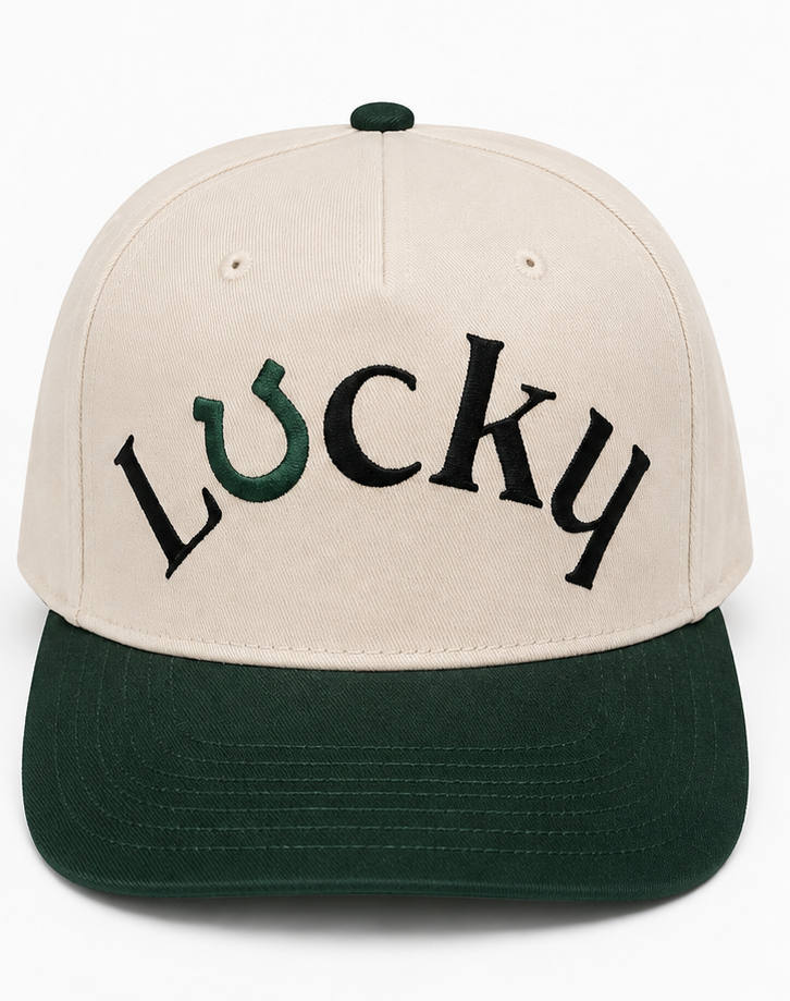Embroidered Lucky Horseshoe Baseball Cap