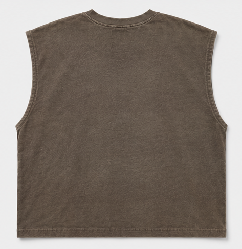 Embroidered Mallard Duck Cropped Tank Top