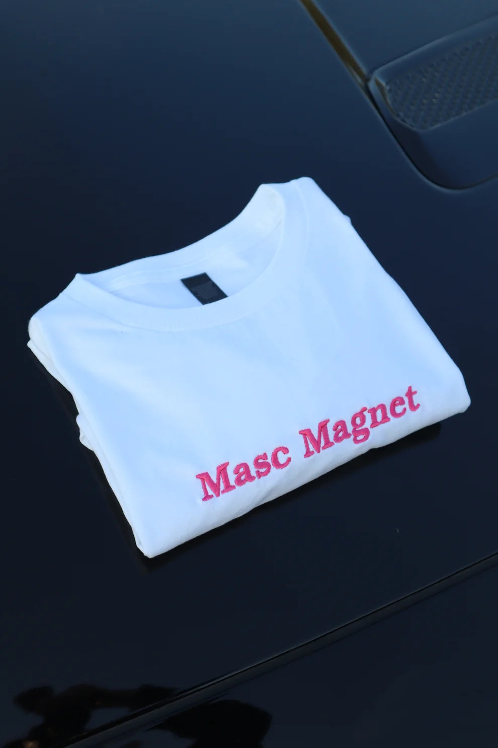 Embroidered Masc Magnet Baby Tee