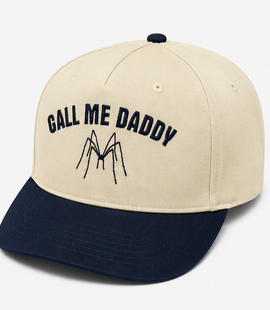 Embroidered Call Me Daddy Baseball Cap