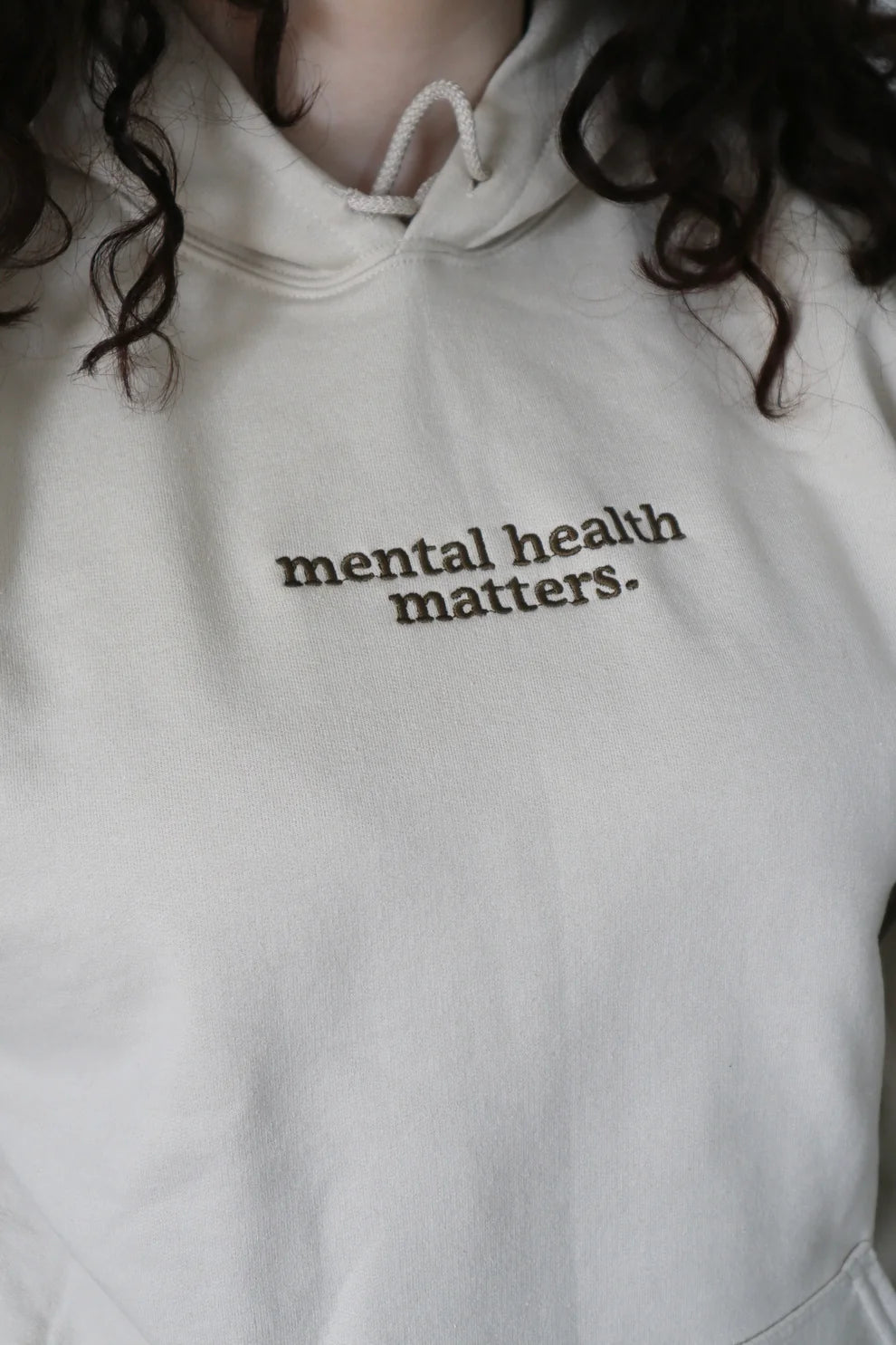 Embroidered Mental Health Matters Crewneck or Hoodie