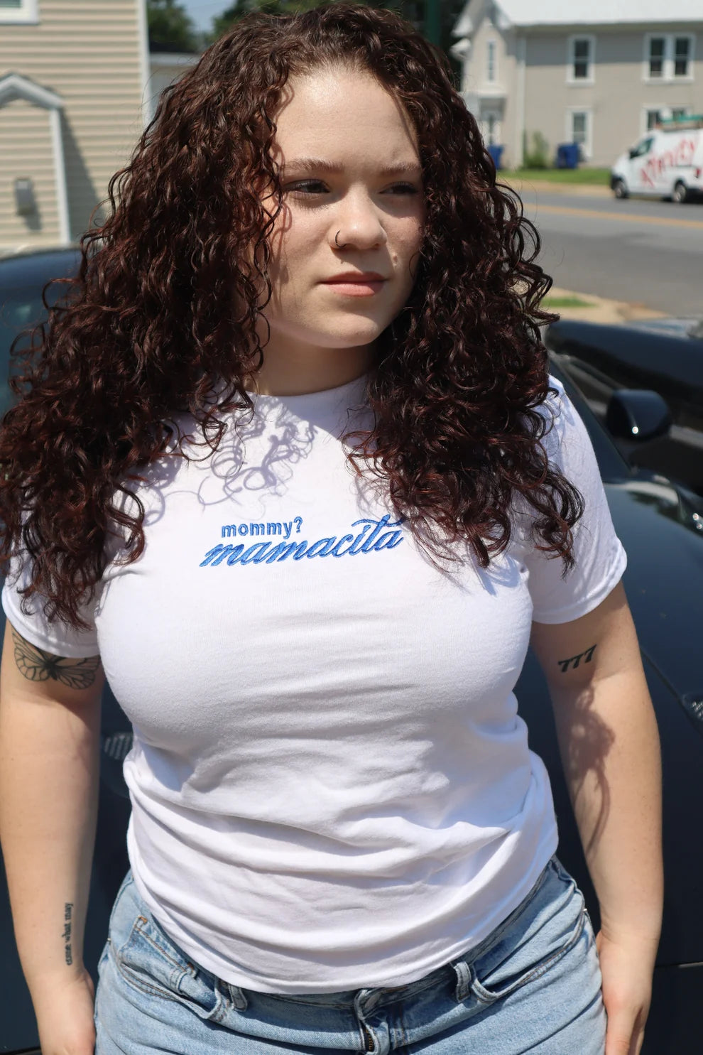Embroidered Mommy Mamacita Baby Tee