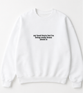 Embroidered My Head Hurts and I'm Being Brave Crewneck or Hoodie