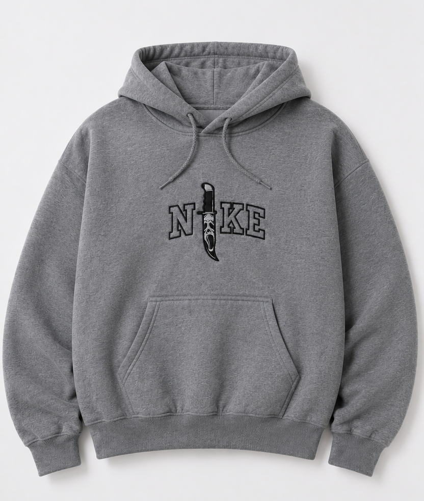 Embroidered Halloween Ghost Crewneck or Hoodie