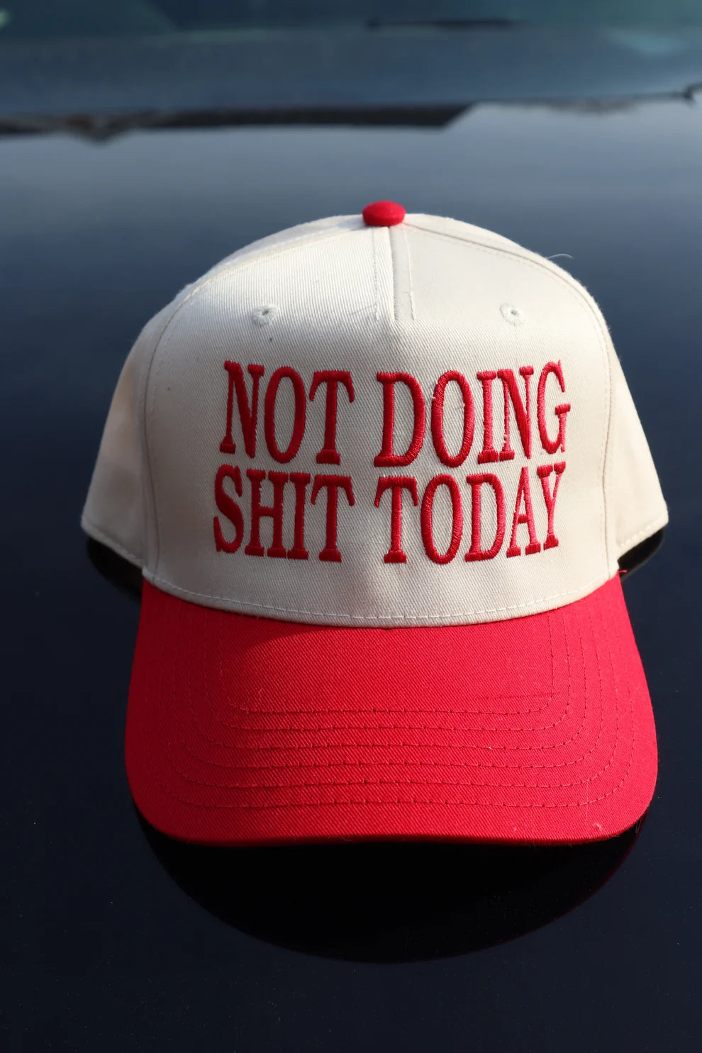 Embroidered Not Doing Shi Today Baseball Cap