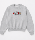 Embroidered Nurse Life Crewneck or Hoodie